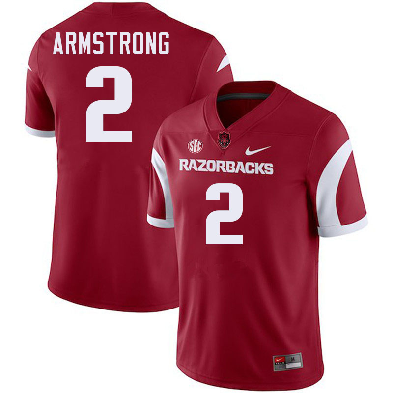 Andrew Armstrong Arkansas Jersey,Arkansas Razorbacks #2 Andrew Armstrong Jersey Youth-Retro Cardinal